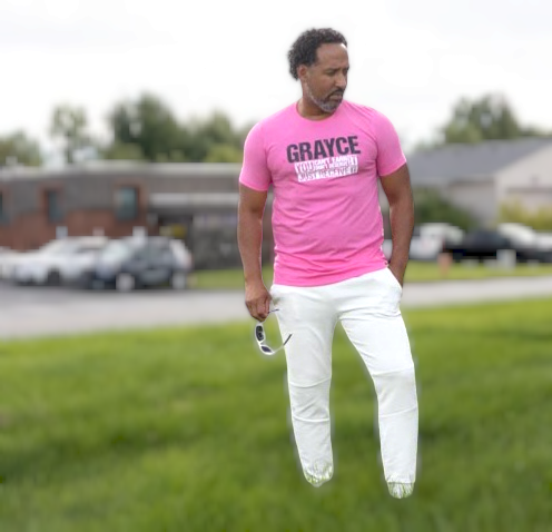 Grayce Makes Me Enough Heather Pink T-Shirt