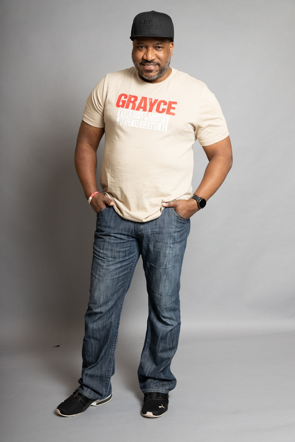 GRAYCE You Can't Earn It You Don't Deserve It Crew Neck